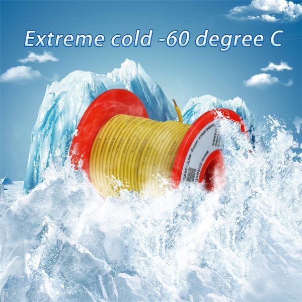 BNTECHGO 20 Gauge Silicone Wire Spool 100 ft Yellow Flexible 20 AWG Stranded Tinned Copper Wire - Image 4
